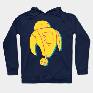 Yellow Robo Hoodie